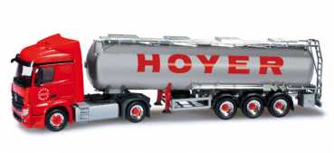 Herpa 301213 MB Actros Streamspace Chemietank-Sattelzug "Hoyer"