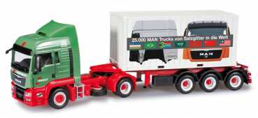 Herpa 302104 MAN TGS LX Euro 6 Container-Sattelzug "Wandt"