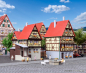 Preview: Kibri 7100  Fachwerkhaus und Torhaus, Spur N