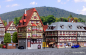 Preview: Kibri 7101  Hohes Haus und Eckhaus, Spur N