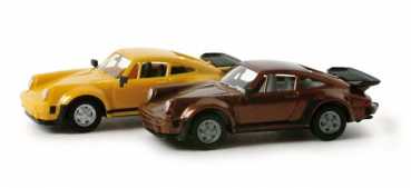 Herpa 020602 Porsche 911 Turbo, gelb