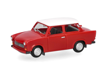 Herpa 020763-008  Trabant 601 Limousine, rot, weißes Dach