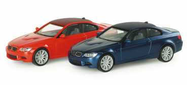 Herpa 023863 BMW M3 Coupé, rot / Dach schwarz