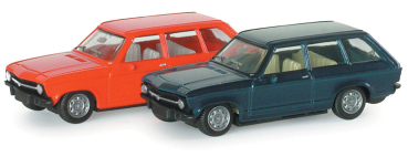 Herpa 033831  Opel Ascona Voyage, dunkelblau-metallic