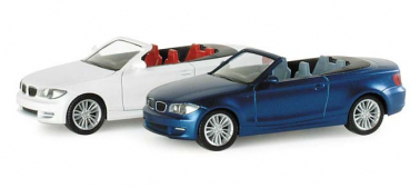 Herpa 033978  BMW 1er Cabrio, blau-metallic