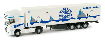 Herpa 065719  Scania R TL Koffer-Sattelzug "Trio-Trans"