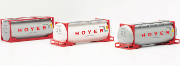 Herpa 076500-006  Set mit 3 Tankcontainern "Hoyer"