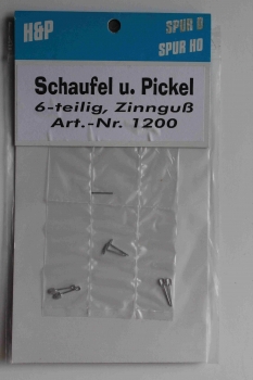 Haberl & Partner 1200 Schaufel und Pickel, 6-tlg.