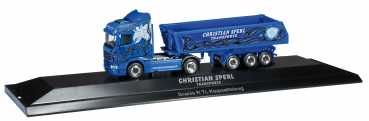 Herpa 121460 Scania R HL Baukipper-Sattelzug "Sperl III"