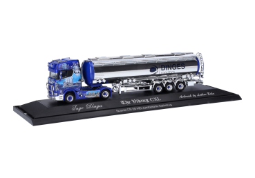 Herpa 122344  Scania CS 20 HD Jumbochromtank-Sattelzug "Ingo Dinges/Wickie"