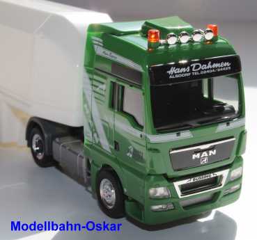 Preview: Herpa 156264 MAN TGX XXL Glastransporter-Sattelzug "Dahmen / Saint Gobain"