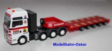 Preview: Herpa 158145  MAN TGX XXL Tieflade-SZ "Rachbauer Special"