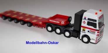 Preview: Herpa 158145  MAN TGX XXL Tieflade-SZ "Rachbauer Special"