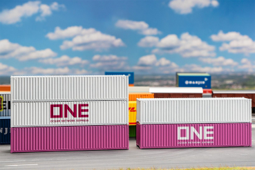 Preview: Faller 182152  40' Container "ONE", 5er-Set