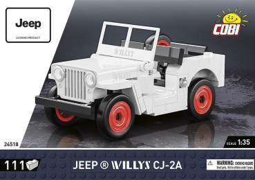 Cobi 24518  Jeep Willys CJ-2A, weiß