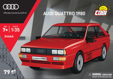 Cobi 24664  Audi Quattro, rot