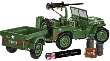 Preview: Cobi 2804  Willys MB & Trailer - Executive Edition, 1:12
