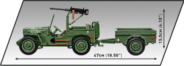 Preview: Cobi 2804  Willys MB & Trailer - Executive Edition, 1:12