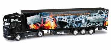 Herpa 302210 Scania R TL Gardinenplanen-SZ "SKS / wheelsforwinner.com"