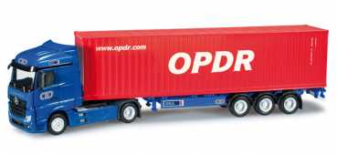Herpa 302319 MB Actros Streamspace Container-SZ 40ft. "CTD/OPDR"