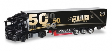 Herpa 305389  MAN TGX XLX Euro 6 Kühlkoffer-SZ "50 Jahre Spedition Röhlich"