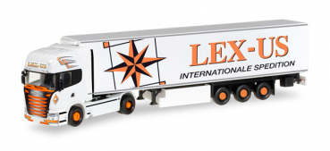 Herpa 305518  Scania R 2013 Kühlkoffer-Sattelzug "Lex-Us"