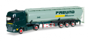 Herpa 305983  DAF XF Euro 6 SSC Silo-Sattelzug "Freund"