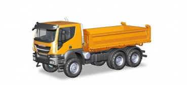 Herpa 309998  Iveco Trakker 6x6 Baukipper-LKW, orange