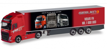 Herpa 310024  Volvo FH GL XL Kühlkoffer-SZ "Gesuko / der 1.000.000ste Volvo"