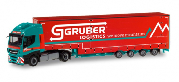 Herpa 310512  Iveco Stralis XP Volumen-SZ "Gruber Logistics"