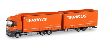 Herpa 311182 MB Actros Bigspace Volumen-Hängerzug "Frikus"