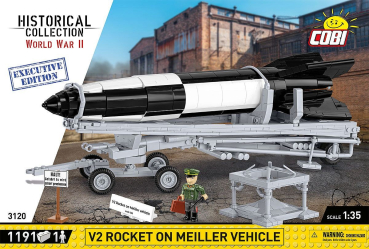 Cobi 3120  V2 Rakete auf Meiller Anhänger - Executive Edition