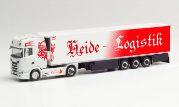 Herpa 312950  Scania CS 20 HD Kühlkoffer-Sattelzug „Heide Logistik“