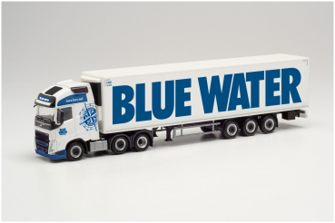 Herpa 313971  Volvo FH Gl. XL 6x2 Kühlkoffer-Sattelzug "Blue Water"