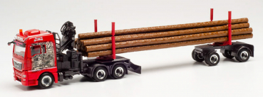 Herpa 314008  MAN TGX XLX Langholztransporter "Wurm"