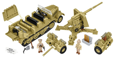 Preview: Cobi 3143  Sd.Kfz.8 mit 8.8 cm Flak 36
