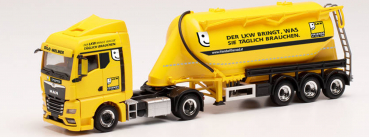 Herpa 314534  MAN TGX GM Eutersilo-Sattelzug „Silo Melmer / Friends on the Road“