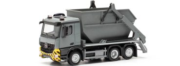 Herpa 317863  	Mercedes-Benz Arocs M Absetzkipper AK16, grau/gelb