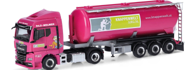 Herpa 318129  (WO)MAN TGX Silo-Sattelzug "Melmer"