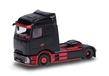 Herpa 318211  Mercedes-Benz eActros 600 Procabin Solozugmaschine 2achs, schwarz/rot