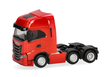 Herpa 320313  Iveco S-Way MY24 Zugmaschine 3achs (6x2), rot