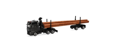 Herpa 320580  MAN TGX GX Langholztransporter "Walter Holztransporte"