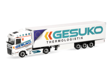 Herpa 320641  DAF XG Kühlkoffer-Sattelzug "GESUKO"