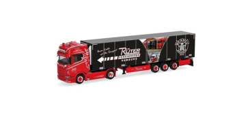 Herpa 320689  Scania CS 20 HD Kühlkoffer-Sattelzug "Rüter"