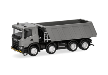 Herpa 321402  Scania XT 17 Kipp-LKW 4achs, grau-gelb