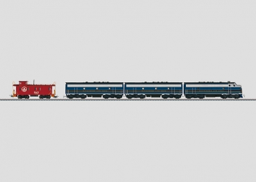 Märklin 37618 Dieselelektrische Lokomotive EMD F7, Baltimore & Ohio Railroad mit Caboose