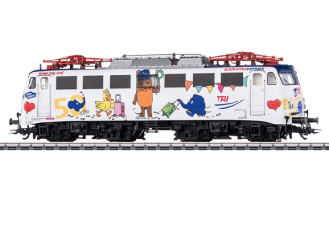 Märklin  39111  Elektrolokomotive Baureihe 110 "Elefantenexpress - Sendung mit der Maus"