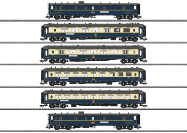 Märklin 42470  Pullmanwagen-Set „Edelweiß Pullman Expess“, CIWL, 6-tlg., Ep.II