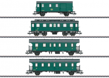 Märklin 43054  Personenwagen-Set, SNCB/NMBS, 4-tlg., Ep.III