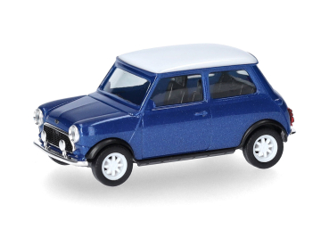 Herpa 431149-002  Mini Cooper Rechtslenker, thaiti blue